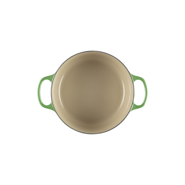 Signature round cast iron pot &Oslash; 24 cm, bamboo green, Le Creuset