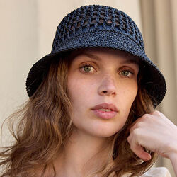 RAFFIA&nbsp;Hat, black, Bella Ballou