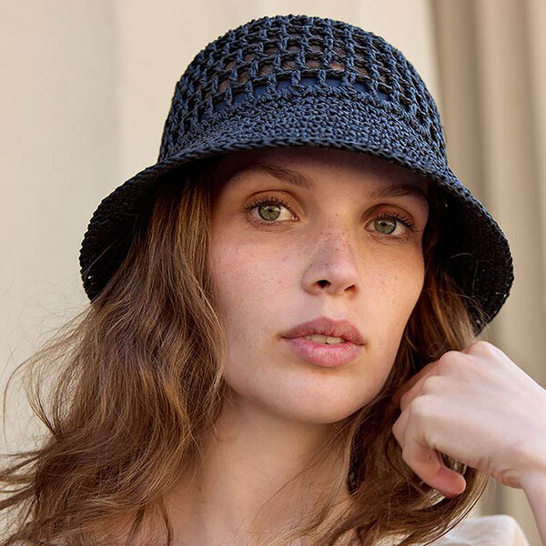 RAFFIA&nbsp;Hat, black, Bella Ballou