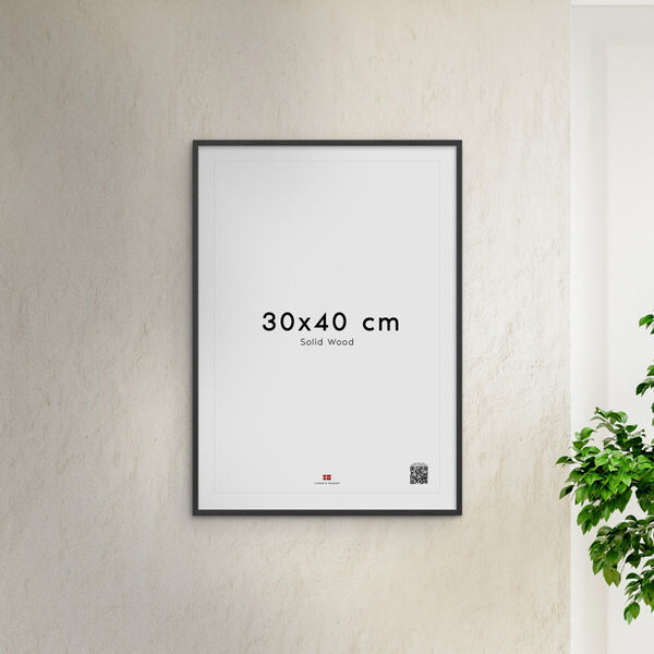 Wood Frame, black, Poster & Frame