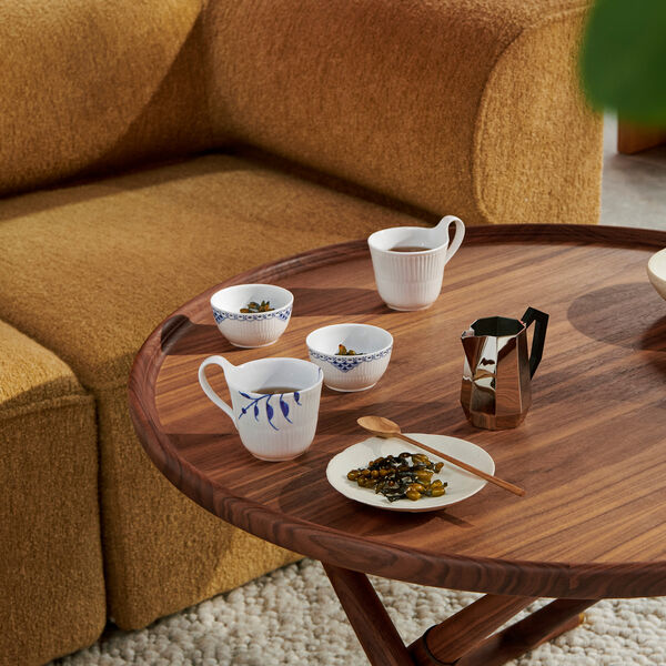 White Fluted High Handle Cup 24 cl, Royal Copenhagen