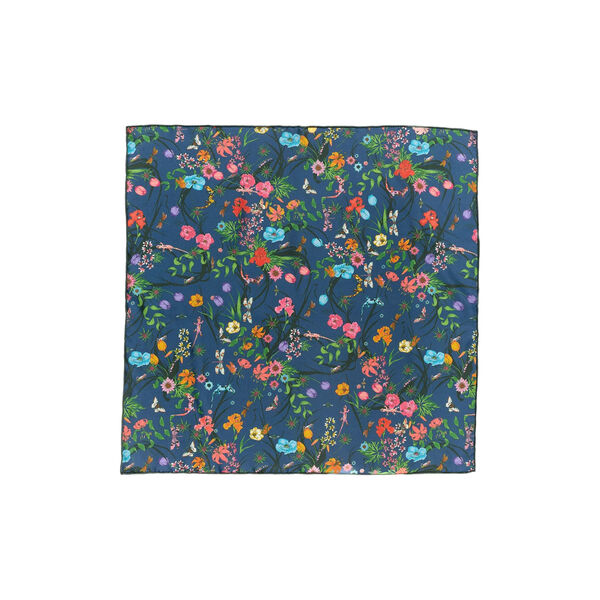 LIVING GARDEN scarf, blue, Bella Ballou