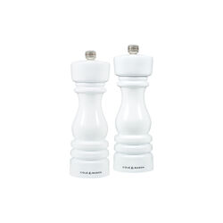 London Salt and pepper mill set, white, Cole & Mason