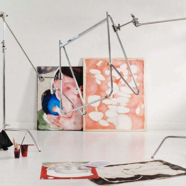 Bloom, chrome Bloom, chrome, Pedestal