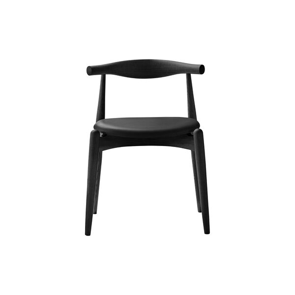 CH20 Elbow Chair, black lacquered oak/black, Carl Hansen & Søn