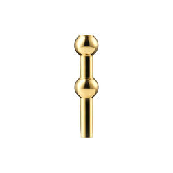 STOFF Nagel Vase, brass, STOFF Nagel