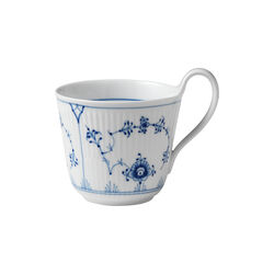 Blue Fluted Plain High Handle Cup 33 cl, Royal Copenhagen