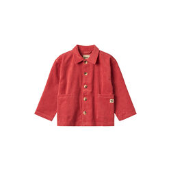 Overshirt Sage, raspberry, Wheat