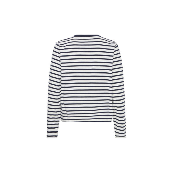 IH Mira Loose LS T-shirt, total eclipse/cloud dancer, ICHI