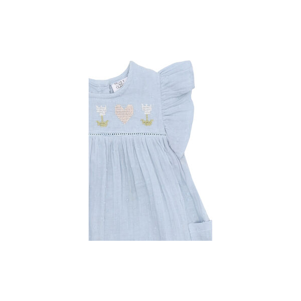 HCKatinka Dobby Dress, zen blue, Hust & Claire