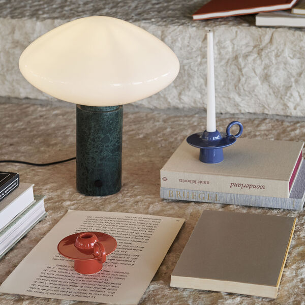 Momento JH39 Candleholder, poppy red, &Tradition