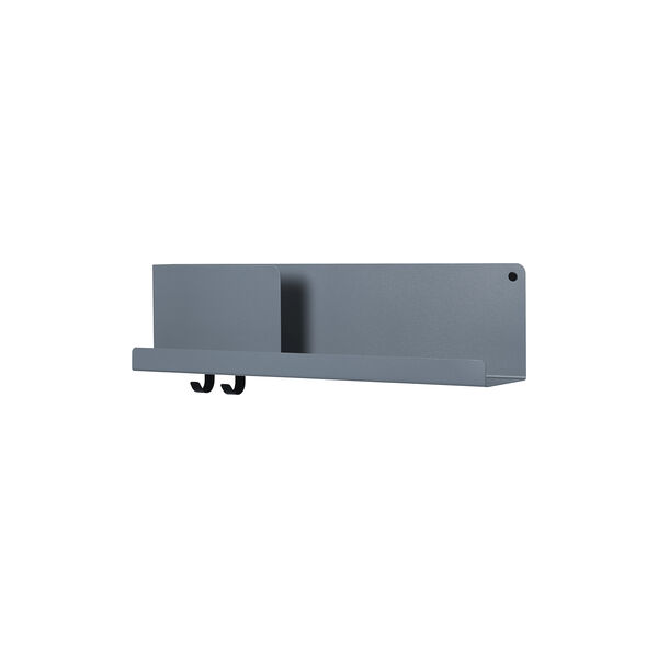 Folded Shelves, blue-grey, Muuto