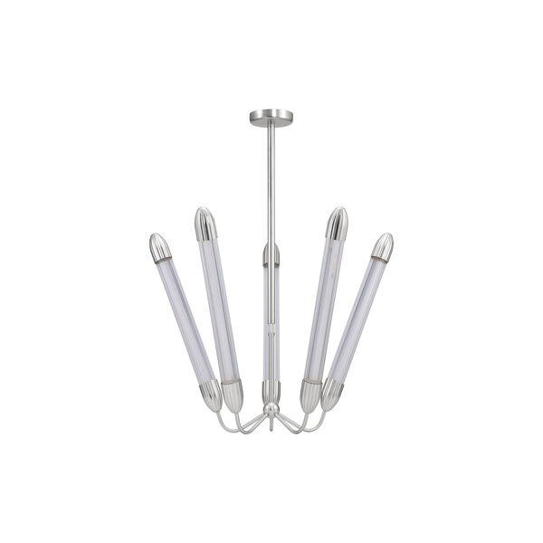 Lemon Squeeze Penta Pendant, polished steel, UMAGE