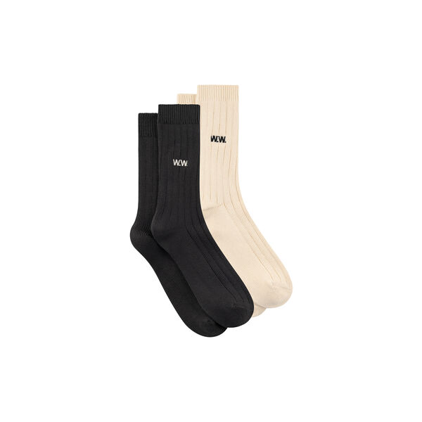 WWDakota Sock 25330 | Turtledove / Gray Pinstripe | Sock, Wood Wood