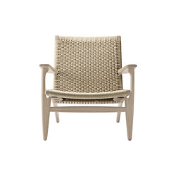 CH25 Lounge Chair, soap treated oak/natural, Carl Hansen & Søn