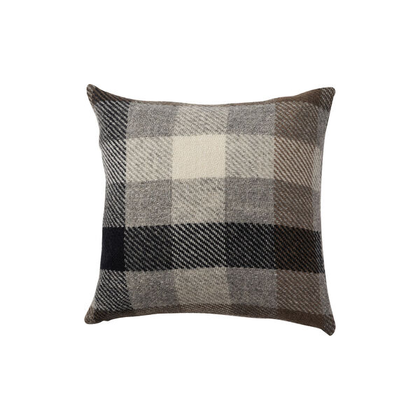Gotland multi wool cushion, multi grey, Klippan Yllefabrik
