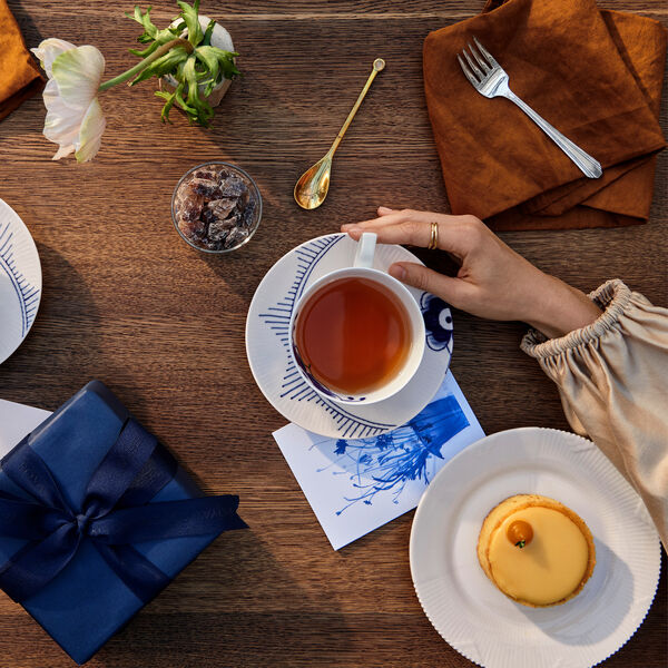 White Elements Plate Ø 19 cm, Royal Copenhagen