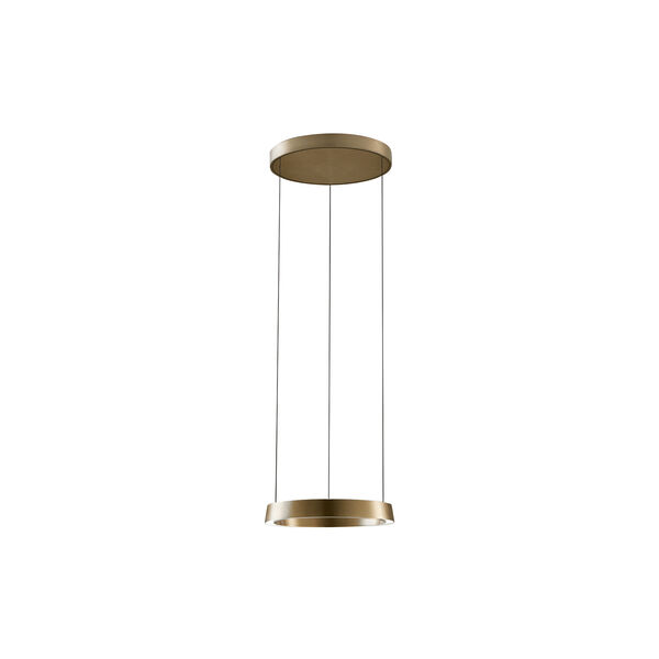 EDGE ROUND Pendant, brass, LIGHT-POINT