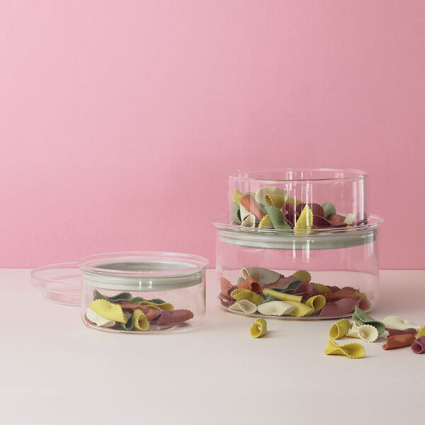 STORE-IT Storage Jar 0.4 L, light grey, RIG-TIG