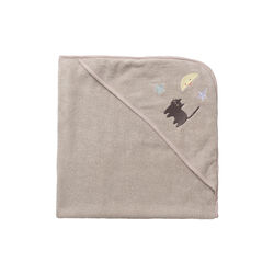 Petal Baby Towel, moon cat, Dear April