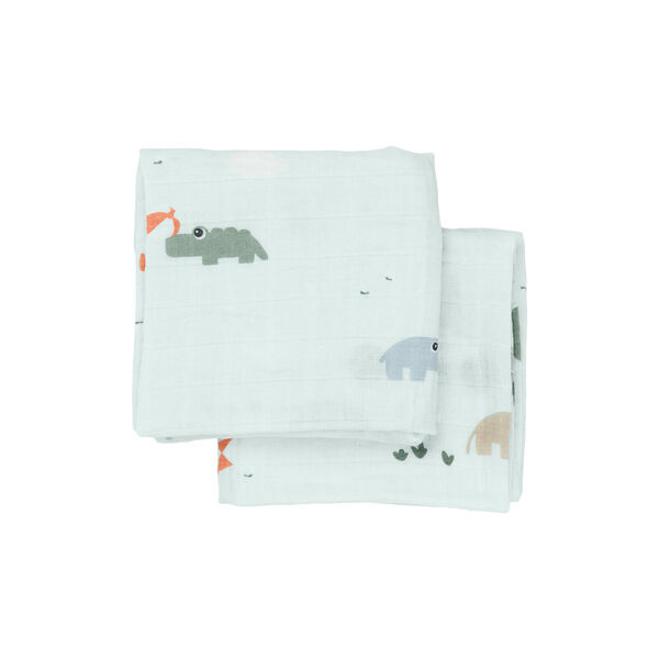 Playground Burp Cloth 2-Pack, blue Playground Burp Cloth 2-Pack, blue, Done by Deer