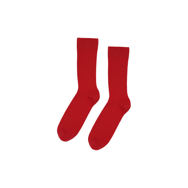 Classic Organic Sock, scarlet red, Colorful Standard