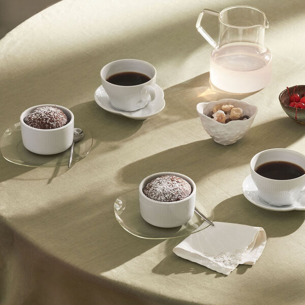 White Fluted Soufflé Bowls 2 pcs White Fluted Soufflé Bowls 2 pcs, Royal Copenhagen