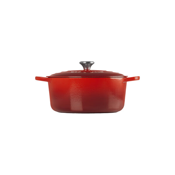 Signature round cast iron pot &Oslash; 28 cm, cerise, Le Creuset