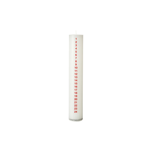 Tradition Calendar Candle, red, Kunstindustrien