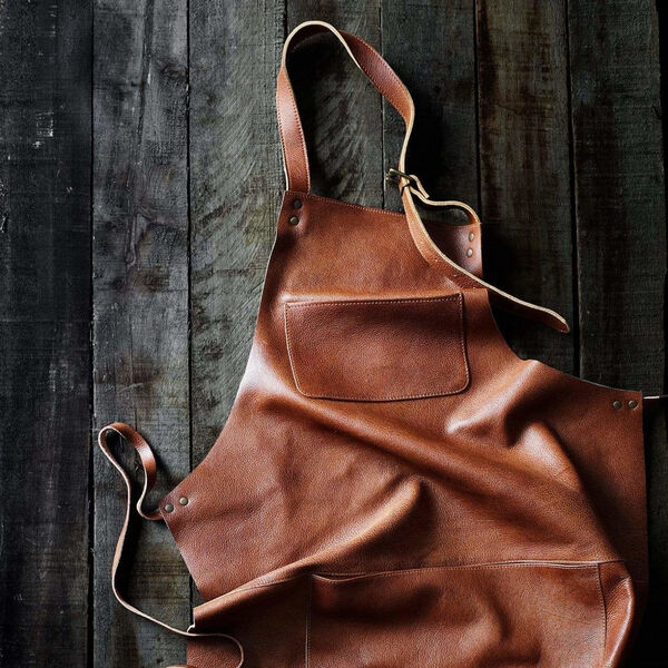 Leather Apron, brown Leather Apron, brown, Gastrotools
