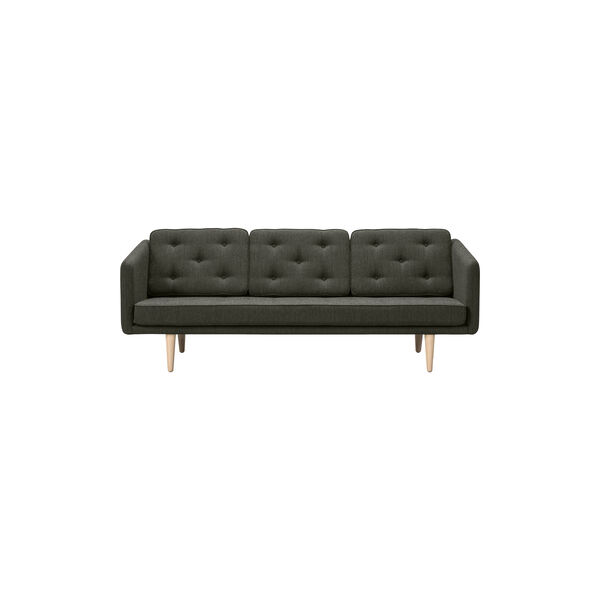 No. 1 3-seater Sofa, Fiord 961/soap treated oak, Fredericia Furniture