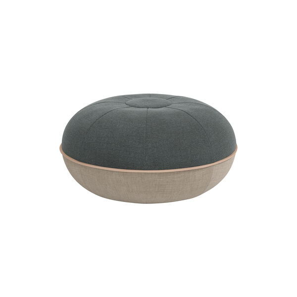 Pouf, steel grey, Fritz Hansen