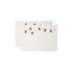 Tillykke Placemat, white, Södahl