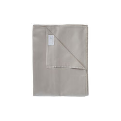 Sateen Woven Flat Sheet, light grey, Geismars Væverier