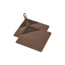 Pot Holder 2 pcs., brown, Pillivuyt Gourmet