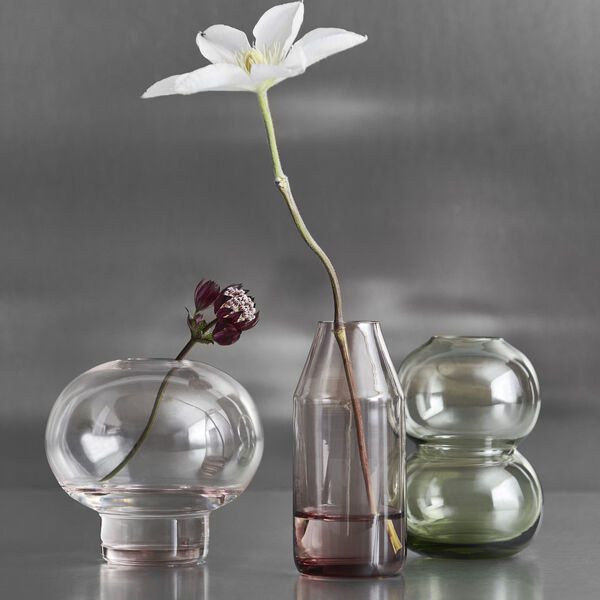 Midsummer Red Clover Mini vase 8,2 cm, pink, Orrefors