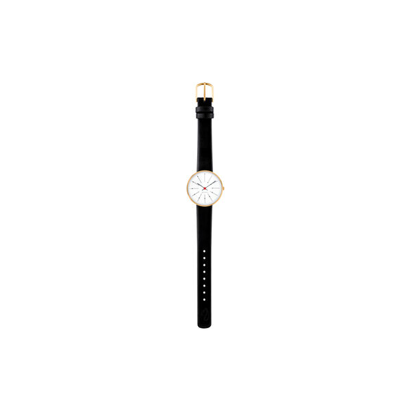 Bankers Wrist Watch, white/gold/black Bankers Wrist Watch, white/gold/black, Arne Jacobsen Watches