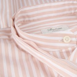 Dilba Blouse Bowtie Flyfront, light pink stripe, Stenströms