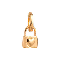 Locked Love Pendant, gold plated, ENAMEL Copenhagen