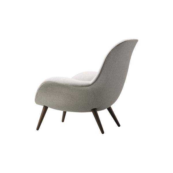 FF1770 Swoon Lounge Chair, Sunniva 717/stained smoked oak FF1770 Swoon Lounge Chair, Sunniva 717/stained smoked oak, Fredericia Furniture