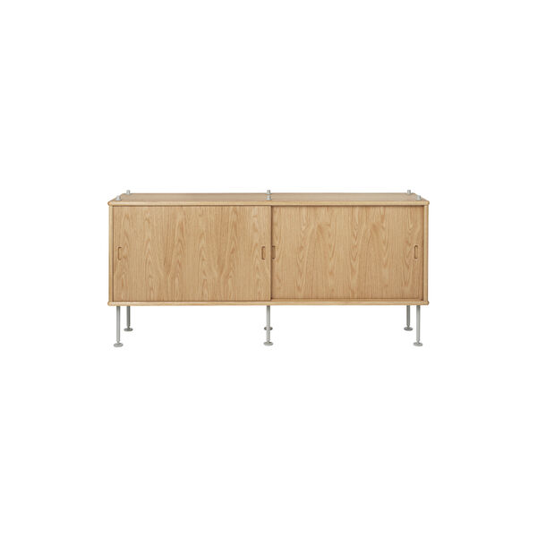 BM0253-5 Cabinet, oiled oak/grey, Carl Hansen & Søn