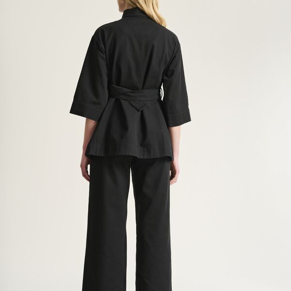 Hayato long jacket, black, BITTE KAI RAND