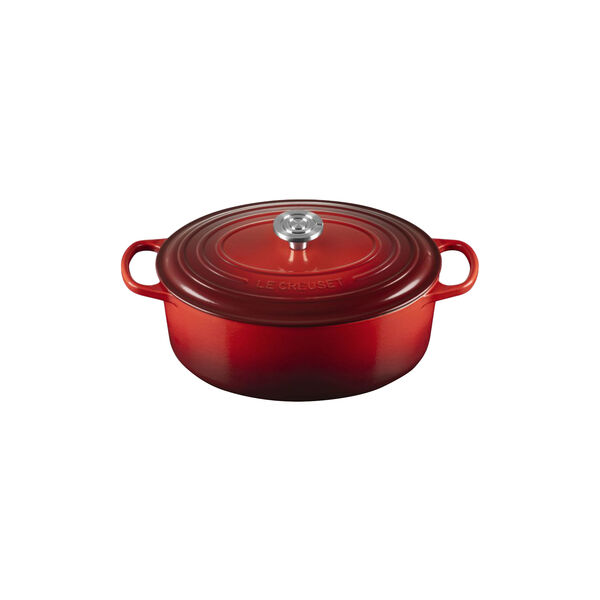 Signature Oval Cocotte | 31 cm | Cerise, Le Creuset