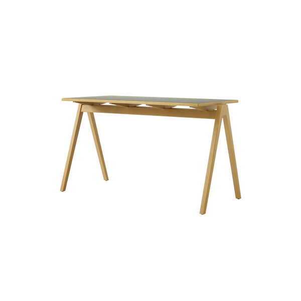 Daystak RD2 Table, honey stained beech/verde comodoro 0750, &Tradition