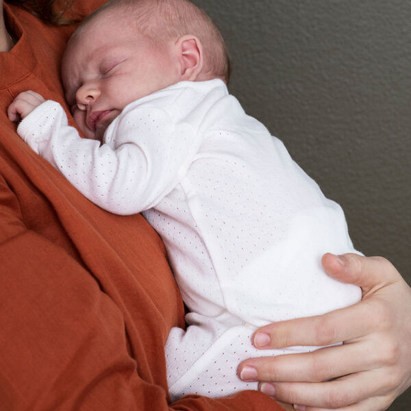 Newborn Suit w. Feet, offwhite, Serendipity