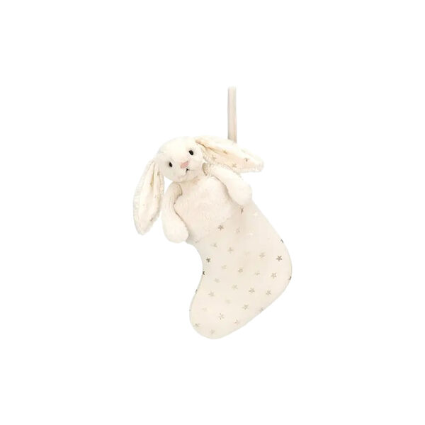 Bashful Bunny Stocking, stardust, Jellycat