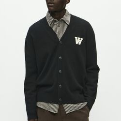 WWTay Cardigan, black, Wood Wood
