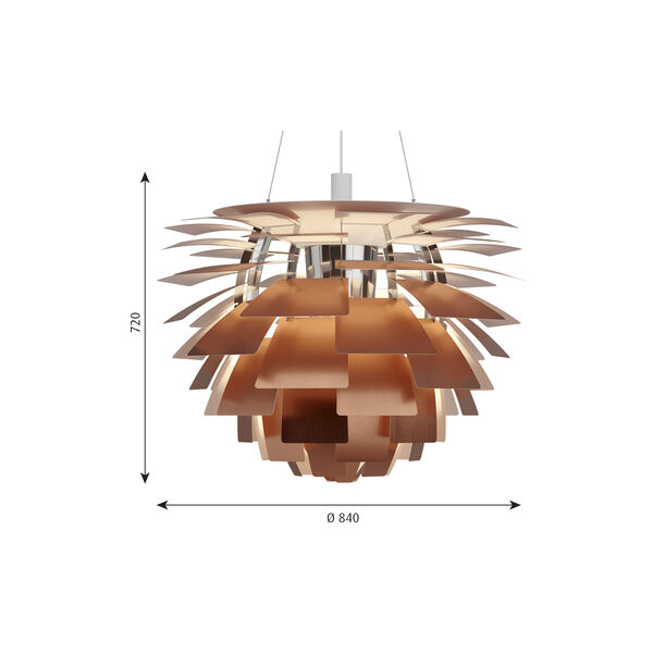 PH Artichoke, copper, Louis Poulsen