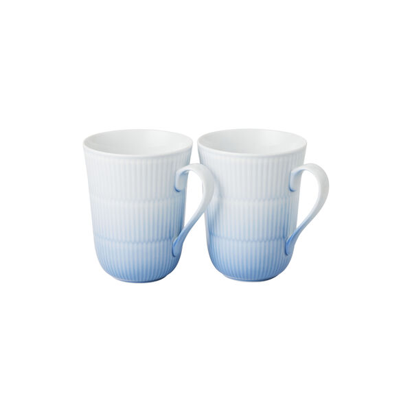 Iris Mug 36 cl. 2 pcs, blue, Royal Copenhagen