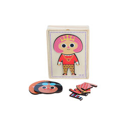 Moody Jade Puzzle 6x3 pcs., Vilac